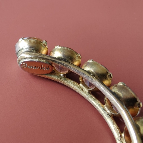 Bounkit I Stunning GP Citrine Hinged Cuff bracelet - Picture 14 of 15